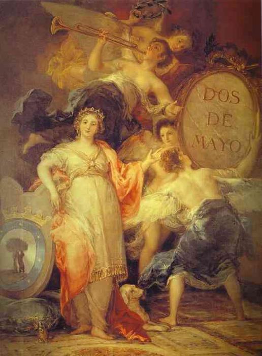 Francisco Jose de Goya Allegory of the City of Madrid. oil painting image